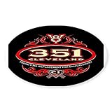 CafePress 351 Cleveland Oval Car Bumper Sticker(10-Pack)