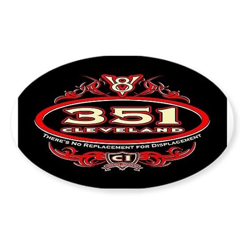 CafePress 351 Cleveland Oval Car Bumper Sticker(10-Pack)