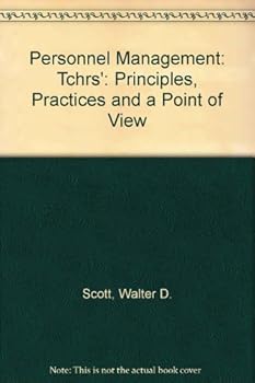 Hardcover Personnel Management: Principles, Practices, and Point of View Book