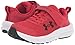 Under Armour Boy's Pre School Assert 10 Alternate Closure Running Shoe, (600) Red/Black/Black, 1 Little Kid