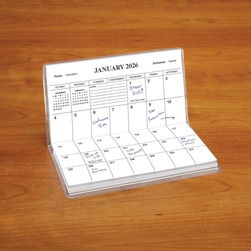 Fox Valley Traders Custom Beach Shells 2 Year Planner - Pocket Sized Calendar Ideal for Purses, Briefcases, or Backpacks – 6 ¾ inches x 3 5/8 inches - Thumbnail 2