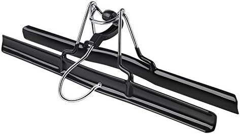 SONGMICS 10-Pack Trousers Hangers, Skirt Hangers, 360 Degree Swivel Hook,Black CRI07B-10