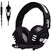 Produktbild Gaming-Headset für PC, PS4, Xbox One, Tablet, Mac, Smartphone, Gaming-Kopfhörer mit Geräuschunterdrückung, Mikrofon, Bass-Surround, weiche Memory-Ohrenschützer AH38 (schwarz)