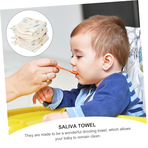 Serviettes visage coton bébé nourrisson débarbouillettes douces lot de 8 - 6
