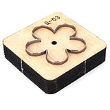 KIMISS Plantilla de Cuchillo de Punzonado para Corte Artesanal de Cuero, Herramienta Hecha a Mano para Bricolaje - Punzonado - Herramienta de Artesanía de Cuero (G-03)