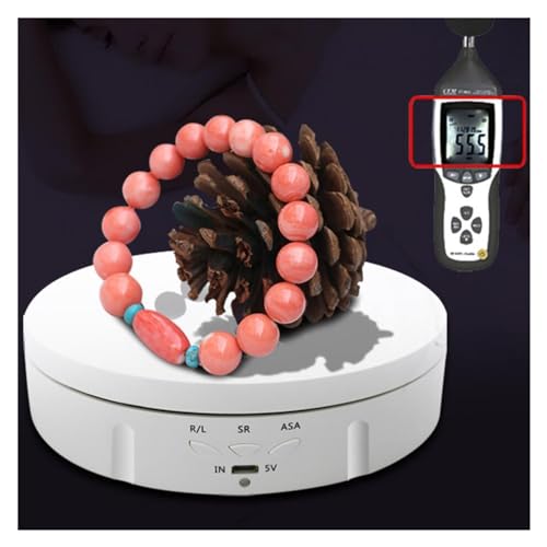 Base de soporte giratorio 360 para vídeos de joyería y escaparates modernos 6