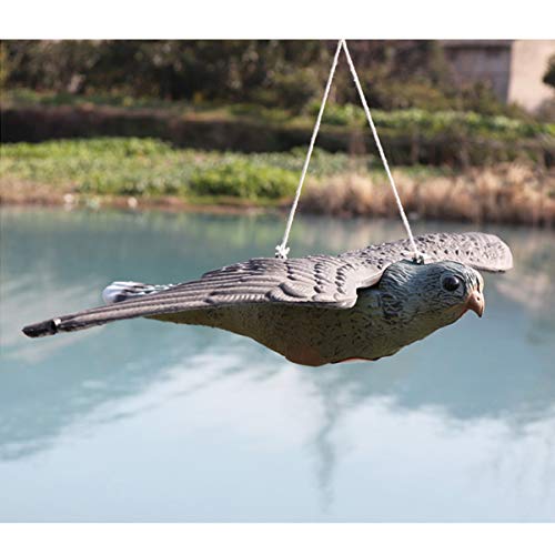 Ganazono Flying Bird Hawk Decoy Simulation Bird Sculpture Plastic Hunting Bait Bird Bird Deterrant Outdoor Plants For Garden Farm #TOP6
