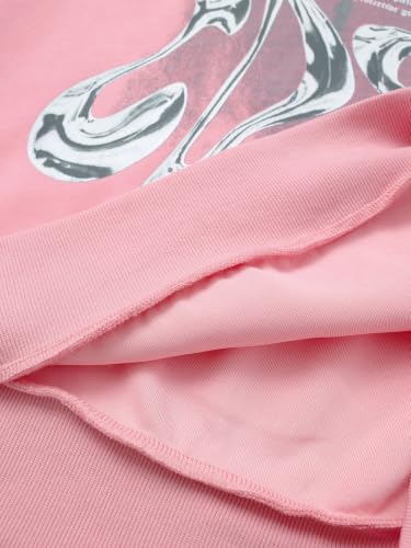 Aelfric Eden Womens Oversized Graphic Hoodies Pullover Y2k Fall Outfits Pink M - image 5