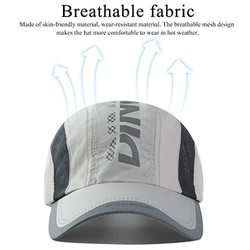 Image of Zibuyu� Baseball Caps for Men Women Sports Cap Breathable Cotton Cap Outdoor Fishing Hiking Adjustable Buckle Closure Summer Cap - Green /Grey /Black