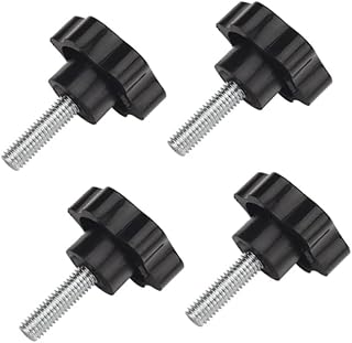 (4pcs) 481625-01 Wing Nut Knob 3/8"-16 x 1-1/4" For Scag Grass Catcher Cheetah Turf Tiger & More,Fits SFZ48-18FR SCZ61RD-31FX SFW48-16BV SFZ48-18FR SCZ52V-23FX