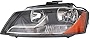 KarParts360 Compatible With Audi A3 / A3 Quattro Headlight Assembly 2009 10 11 12 2013 Driver Side Halogen AU2502141 | 8P0941003BD