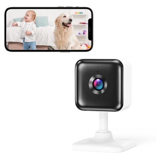 Überwachungskamera, WiFi, Baby, Alt, Haus, Haustier, Babyphone, Kamera mit Bewegungsüberwachung, Sounderkennung, bidirektionale Konversation, FHD-Nachtsicht, SD/Cloud Cover