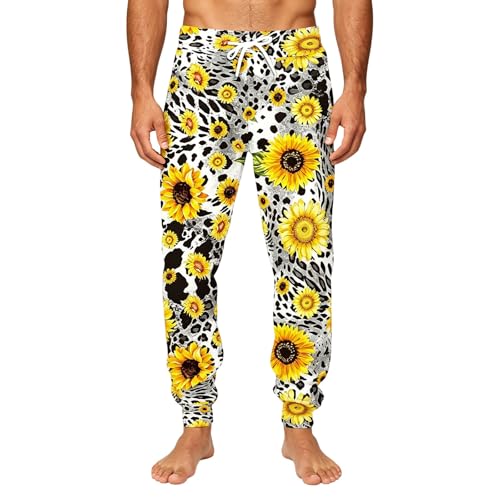 Pantalon jogging homme confortable contre la chaleur vêtement détente léger