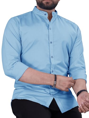 Image of Noble Monk Men's Pure Cotton Regular Fit Formal Shirt |Full Sleeve Men's Shirt