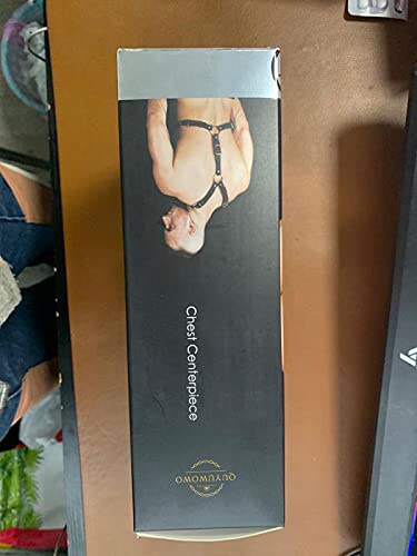 Leather for Harness Man Adjustable Leather Harness Body Chest Half Harness Punk Belt Clubwear Costume3