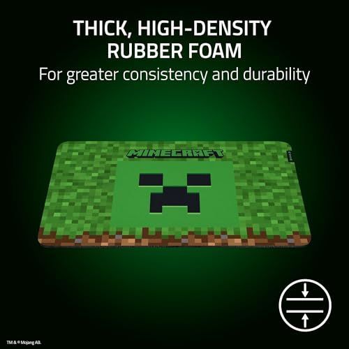 Image of Razer Gigantus V2 - Soft Gaming Mouse Mat - Medium -Minecraft Edition - RZ02-03333800-R3M1