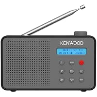 Kenwood CR-M25DAB-H - Tragbares DAB+ Radio mit Bluetooth, Automatic Safety Alert (ASA), Li-Ion Akku & LC-Display, USB-C Ladeanschluss, Kopfhörer-Ausgang, Grau – Ansicht 5