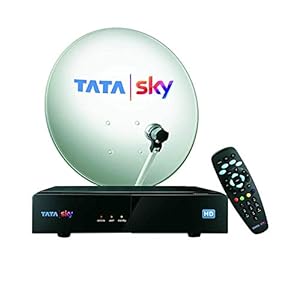 TATASKY DTH-0001 HD Set Top Box (White and Black)