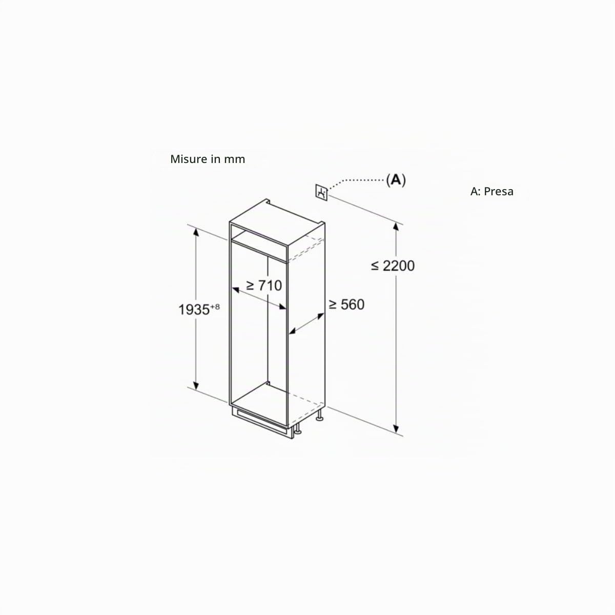 Bosch KBN96VSE0 - Frigorifero combinato, 383 Litri, No Frost, Classe energetica E