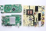 Lutema Television Repair Kit for Onn 100069454 with TV Main Board + Power Supply + TCon + Cables