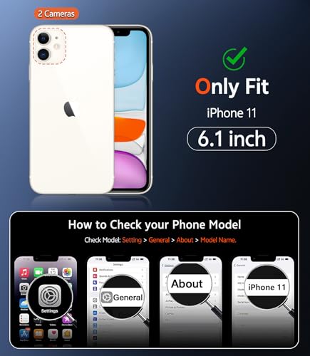 Image of FNTCASE for iPhone 11 Case Matte: Magnetic Phone Cases Compatible with Magsafe Slim Anti Yellowing Military Grade Drop Protection Rugged Shockproof Protective Translucent Cell Cover (C-Pink)