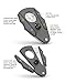 XIFEI Cigar Cutter Guillotine Stainless Steel Double Blade Cigar Clippers, Cuts Up Most Size of Cigars(Gun Ash)