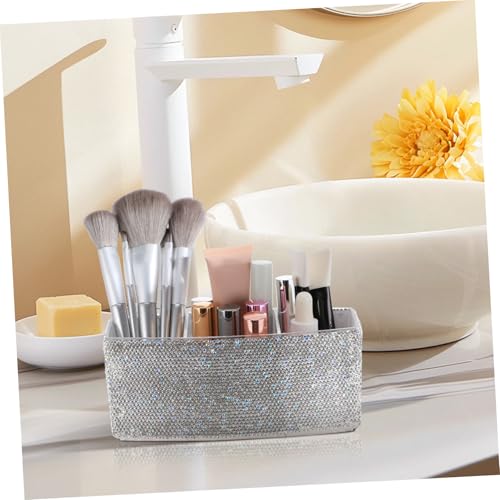 Boîte de rangement rectangulaire à compartiments pour organiser un bureau d'adolescente