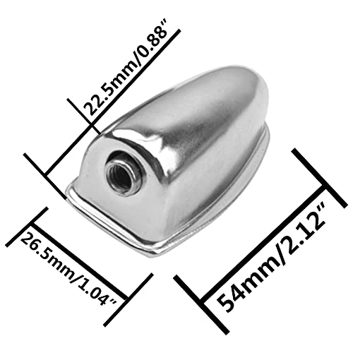 12Pcs Yootones Metal Snare Drum Lug Claw Hook Ear Drum Compatible With Bass Drums Snare Drum Percussion Accessories Replacement (Silver) #TOP5