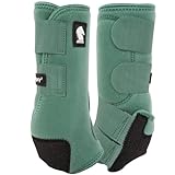 Classic Equine Legacy2 Support Boots, Hind (Spruce, Large)