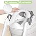 COOSEYA Toilet Seat, Potty Training Seat for Toddler, Upgraded 2-in-1 Potty Toilet Training for Boys and Girls,Waterproof Cushioned Mat with Non-slip Step Stool