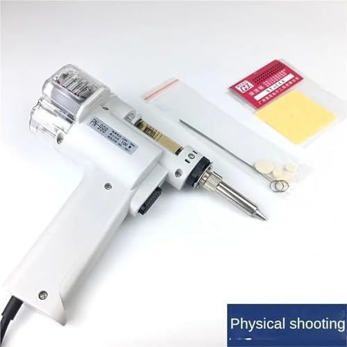 Electric Vacuum Desoldering Pump, High-Power Dual-Pump Automatic Desoldering Tool, Efficient Circuit Board Repair.
