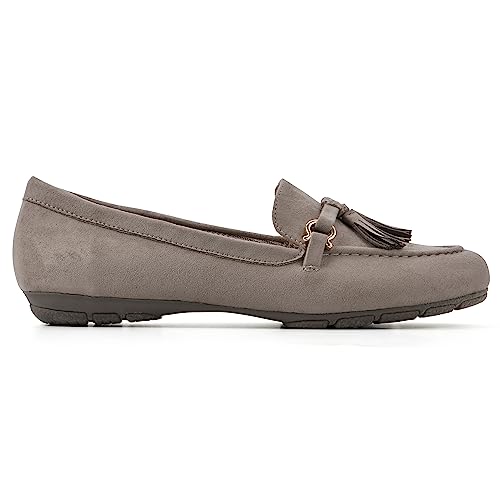 Image of Cliffs by White Mountain Women's Gush Cushioned Driving Moccasin Loafer Flat