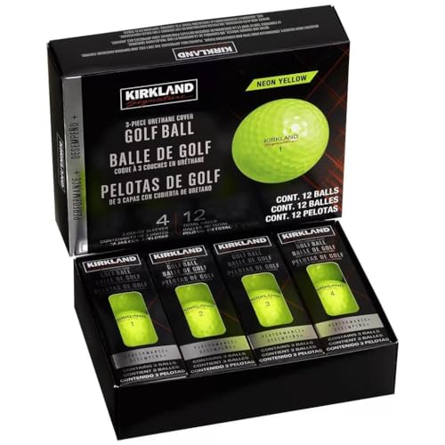 Kirkland Signature 3-Piece Golf Balls 24 Pack Urethane Cover