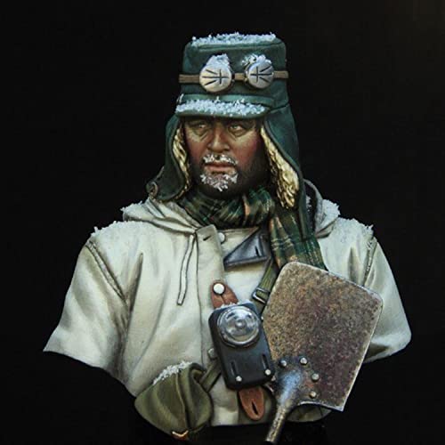 Figura de Resina Sin Montar 1:10 Antiguo Hombre Oficial miniatura 1