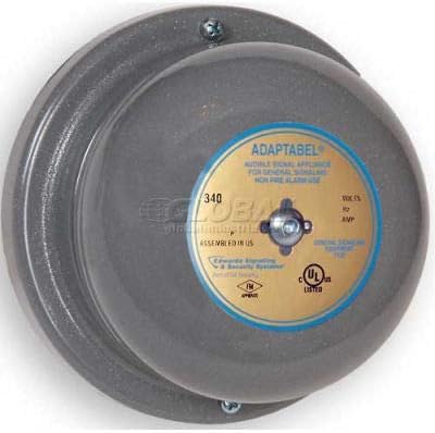 Edwards Signaling 340-4G5 4 Inch Vibrating Bell 24V AC