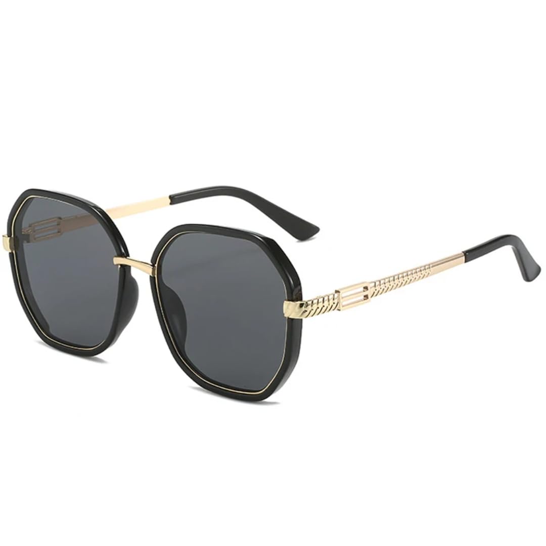Occhiali da sole da donna con montatura oversize in metallo, occhiali da sole da viaggio per esterni, occhiali da sole da uomo, occhiali da guida, UV400