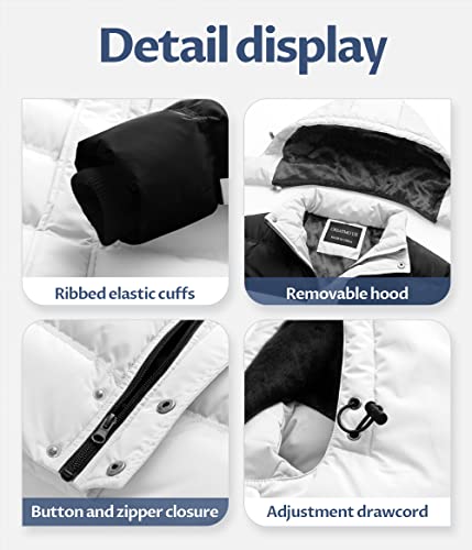 Image of Men's Puffer Jacket Waterproof Winter Parka jacket Warm Thicken Ski Coat