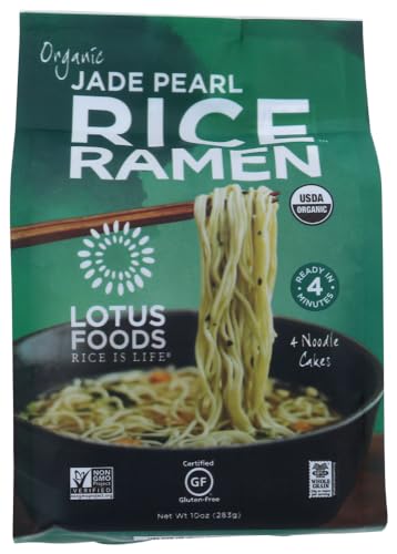 Lotus Foods, Organic, Jade Pearl Rice Ramen, 4 Pack, 10 oz (283 g...