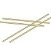 Sutemribor Brass Solid Round Rod Lathe Bar Stock, 3/16 Inch in Diameter 14 Inches in Length (4 PCS)