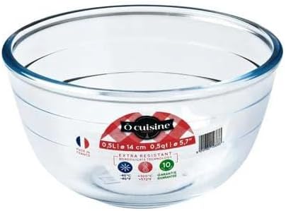 0.5 Litre Borosilicate Glass Bowl
