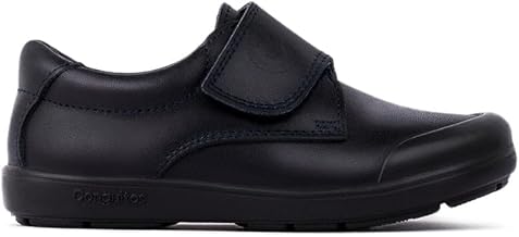 Conguitos - Washable Children's Leather Schoolgirls (Blue/Size 29)