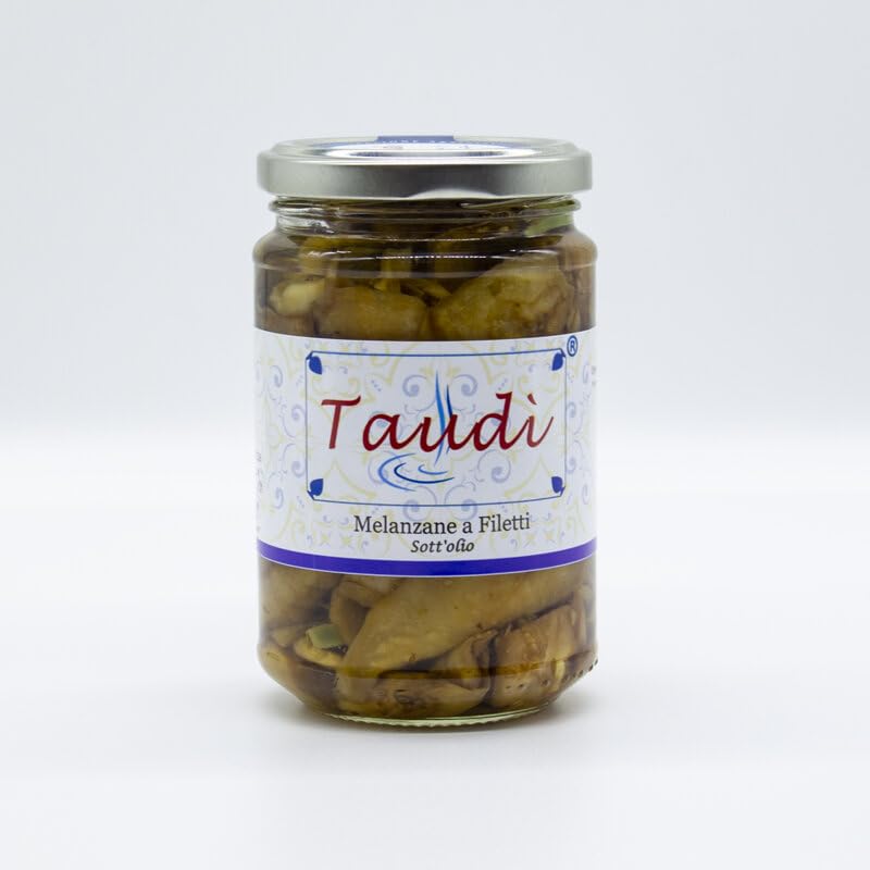 Melanzane a Filetti Sott'olio - Gusto Mediterraneo in Ogni Morso - Conserva Italiana Artigianale 280g