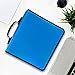 Siveit CD/DVD Binder, CD DVD Case Holder Binder 400 Capacity CD/DVD Wallet Storage Booklet Album Box (White binder, Blue)