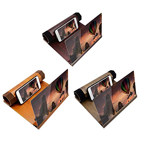 Andoer Ampliador de tela do celular de 12 polegadas que persegue o artefato projeção 3D Efeito cinem
