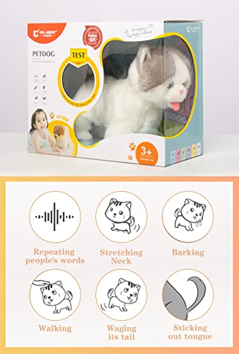 Interactive British Shorthair Blue Cat- Electronic Interactive Stuffed Animal Cat- Handmade Realistic Electronic Plush Cat- Companion Pet Gifts For Boy/Girl/Older Adults #TOP3