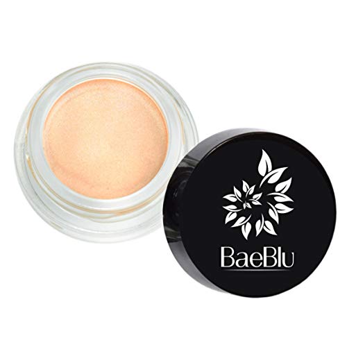 BaeBlu Organic Shimmer Highlighting Cream, for Eyes or Cheeks, 100% Natural, Copper