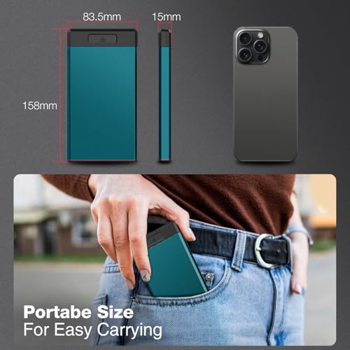 Image of HEIYING Switch Game Card Case for Switch 2 /OLED / Lite Game Cards, Metal Switch Game Holder with 20 Games Card Slots and 20 Micro SD Cards Slots