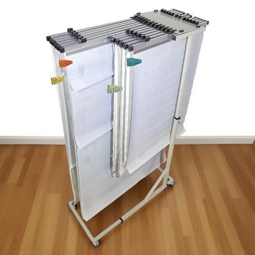 Blueprint Racks with Drawing Hangers for Efficient Storage and Organization