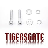 TIGERSGATE Chrome Handlebar Riser Bolt Set 1/2'-13 Compatible with Harley Models