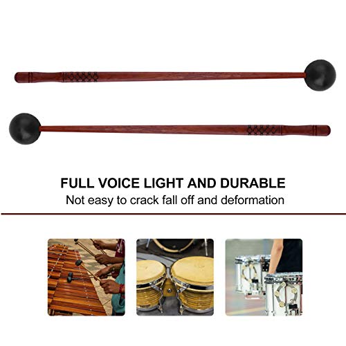 ARTIBETTER 2 Pcs de Madeira Baquetas Percussão Baquetas para Glockenspiel Xilofone Carrilhão Xilofon